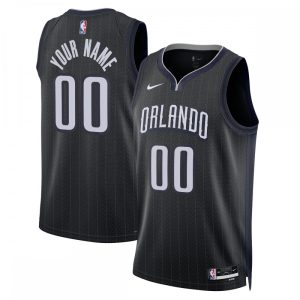 Orlando Magic Elegant Nike Unisex 2022/23 Swingman Custom Jersey City Edition Black Authentic look! Wear this genuine jersey.