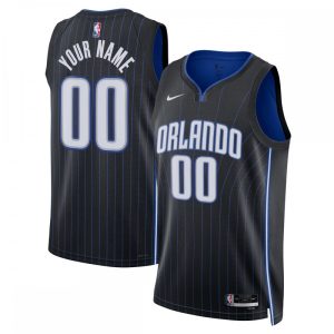 Orlando Magic Nike Unisex Premium - grade 2022/23 Swingman Custom Jersey Black Icon Edition Best - selling! Order this popular jersey before it's out of stock.