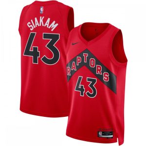 Pascal Siakam Remarkable Toronto Raptors Nike Unisex 2022/23 Swingman Jersey Icon Edition Red Team spirit! Show it off with this awesome jersey.