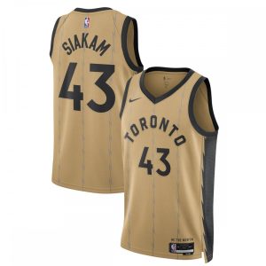 Pascal Siakam Toronto Raptors Nike Unisex 2023/24 Swingman Jersey Stunning Gold City Edition Join the elite! Get this exclusive jersey.
