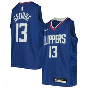 Paul George Stunning LA Clippers Nike Youth Swingman Jersey Icon Edition Royal Collectors