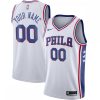 Philadelphia 76ers Nike 2020/21 Swingman Custom Jersey Association Edition White Notable Designed for performance! Get this functional jersey.