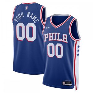 Philadelphia 76ers Nike Unisex 2022/23 Glamorous Swingman Custom Jersey Royal Icon Edition Best - selling! Order this popular jersey before it's out of stock.