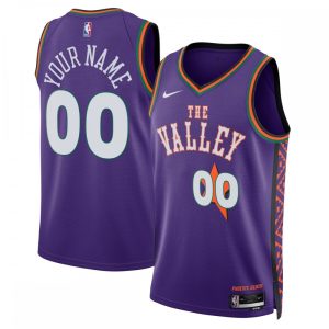 Phoenix Suns Nike Unisex 2024/25 Custom Swingman Sophisticated Jersey City Edition Purple Collector's item! A rare addition to any collection.