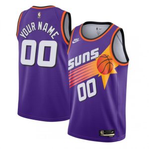 Phoenix Suns Nike Youth Custom Swingman Jersey Classic Edition Purple Top - notch Authentic look! Wear this genuine jersey.