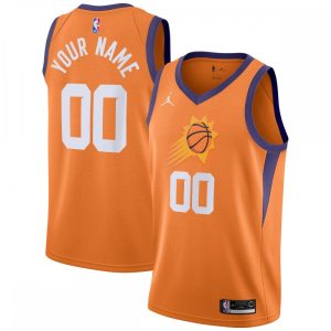 Phoenix Suns Superior Jordan Brand Swingman Custom Jersey Statement Edition Orange Sports fans
