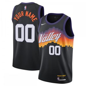 Phoenix Suns Terrific Nike 2020/21 Swingman Custom Jersey Black City Edition Retailers