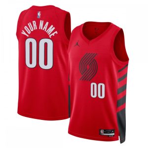 Portland Notable Trail Blazers Jordan Brand Unisex 2022/23 Swingman Custom Jersey Statement Edition Red Show your dedication! Own this special jersey for your team.