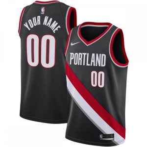 Portland Terrific Trail Blazers Nike 2020/21 Swingman Custom Jersey Icon Edition Black Sports enthusiasts