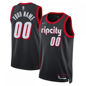 Portland Trail Blazers Superior Nike 2021/22 Swingman Custom Jersey City Edition Black Authentic look! Wear this genuine jersey.