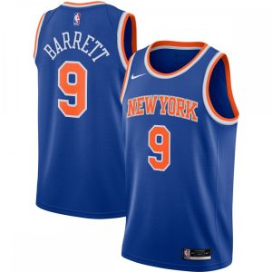 RJ Barrett New York Knicks Nike 2020/21 Swingman Jersey Blue Icon Superior Edition Be the first! Order this trendy jersey ahead of the crowd.