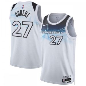 Rudy Gobert Minnesota Timberwolves Nike Unisex 2024/25 Glamorous Swingman Player Jersey City Edition White Show your dedication! Own this special jersey for your team.