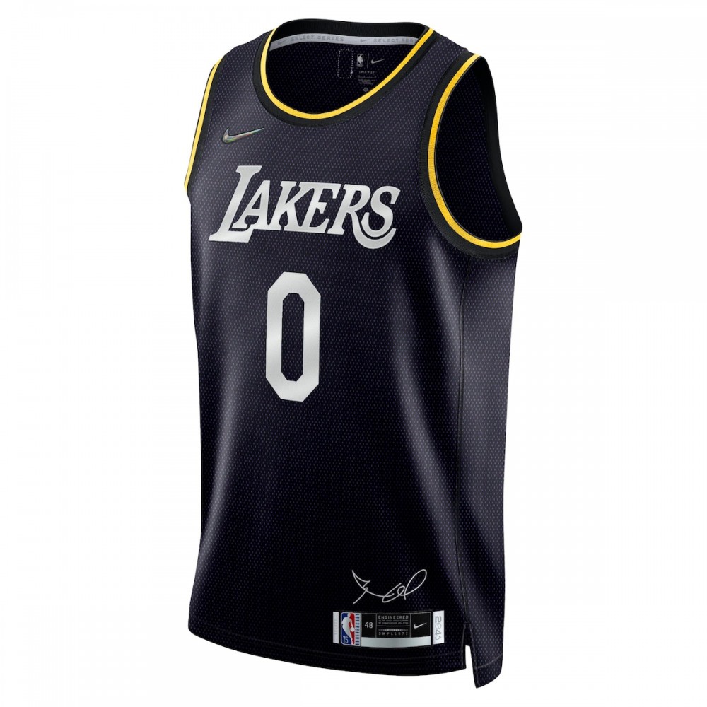 Russell Westbrook Los Angeles Lakers Nike 2022 Select Series MVP Swingman Outstanding Jersey Black - Image 2