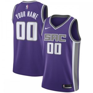 Sacramento Delightful Kings Nike 2020/21 Swingman Custom Jersey Icon Edition Purple High - demand item! Order this sought - after jersey immediately.