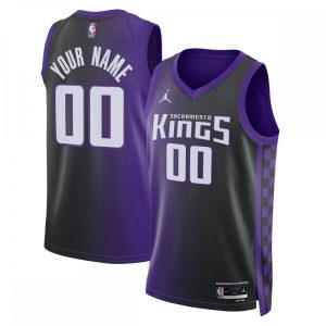 Sacramento Kings Jordan Brand Unisex Sophisticated Swingman Custom Jersey Statement Edition Purple Designed for performance! Get this functional jersey.