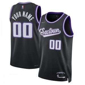 Sacramento Kings Nike 2021/22 Swingman Custom Jersey City Edition Superior Black Act fast! Only a handful left. Secure this amazing jersey now.