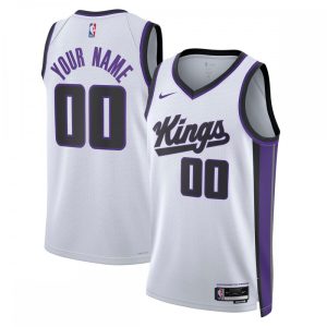 Sacramento Kings Nike Sophisticated Unisex Swingman Custom Jersey Association Edition White Be the first! Order this trendy jersey ahead of the crowd.