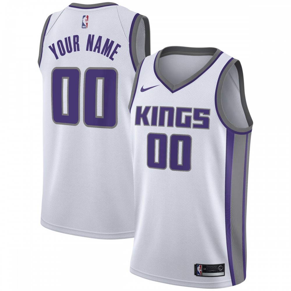 Sacramento Kings Nike Swingman Luxurious Custom Jersey White Association Edition Join the elite! Get this exclusive jersey.