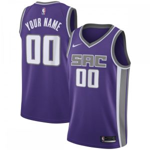 Sacramento Magnificent Kings Nike Swingman Custom Jersey Purple Icon Edition Unbeatable style! Get this stylish jersey now.