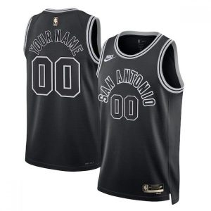San Admirable Antonio Spurs Nike Unisex 2022/23 Custom Swingman Jersey Classic Edition Black Limited edition! Don't miss your chance to own this unique jersey.