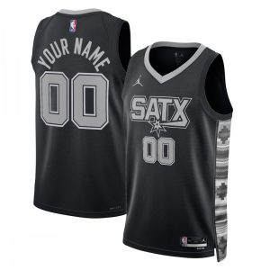 San Antonio Spurs Jordan Brand Unisex 2022/23 Swingman Gorgeous Custom Jersey Statement Edition Black Designed for performance! Get this functional jersey.
