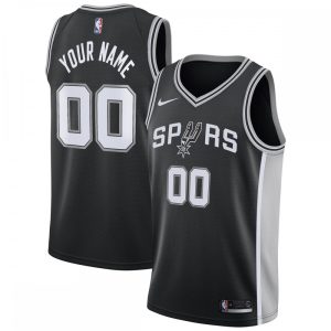 San Antonio Spurs Nike Swingman Charming Custom Jersey Black Icon Edition Last chance! Grab this awesome jersey before it's gone for good.