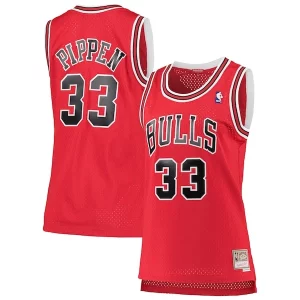 Scottie Pippen Chicago Bulls Women's 1997/98 Hardwood Charming Classics Swingman Jersey Red Retailers
