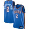 Shai Gilgeous Alexander Oklahoma City Thunder Nike Unisex 2022/23 Swingman Jersey Icon Edition Impressive Blue New arrival! Check out this fresh and exciting jersey.