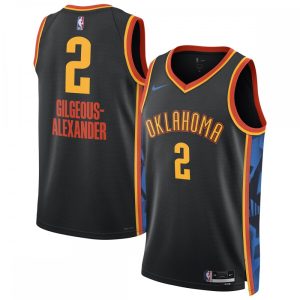 Shai Gilgeous Alexander Oklahoma City Thunder Nike Unisex 2024/25 Swingman Player Jersey City Premium - grade Edition Black Retailers