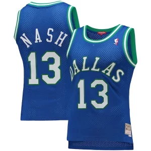 Steve Nash Dallas Mavericks Women's Terrific 1998/99 Hardwood Classics Swingman Jersey Blue Stand out from the crowd! Wear this eye - catching jersey.