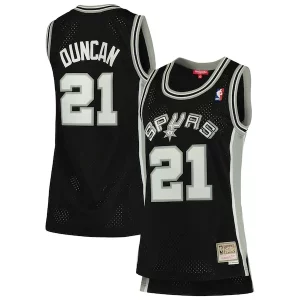 Tim Duncan San Antonio Spurs Stylish Women's 1998/99 Hardwood Classics Swingman Jersey Black Be the first! Order this trendy jersey ahead of the crowd.