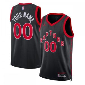 Toronto Raptors Jordan Brand Unisex 2022/23 Swingman Custom Jersey Statement Edition Notable Black Show your dedication! Own this special jersey for your team.