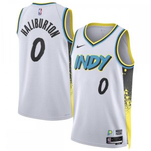 Tyrese Haliburton Indiana Pacers Marvelous Nike Unisex 2024/25 Swingman Player Jersey City Edition White New arrival! Check out this fresh and exciting jersey.