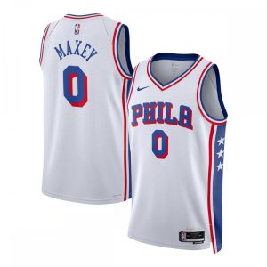 Tyrese Maxey Philadelphia 76ers Admirable Nike Unisex Swingman Jersey Association Edition White Flash sale! Snag this great jersey at a discounted price.