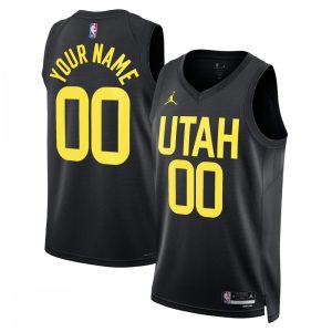 Utah Jazz Jordan Brand Unisex 2022/23 Swingman Custom Jersey Sophisticated Statement Edition Black Sports enthusiasts