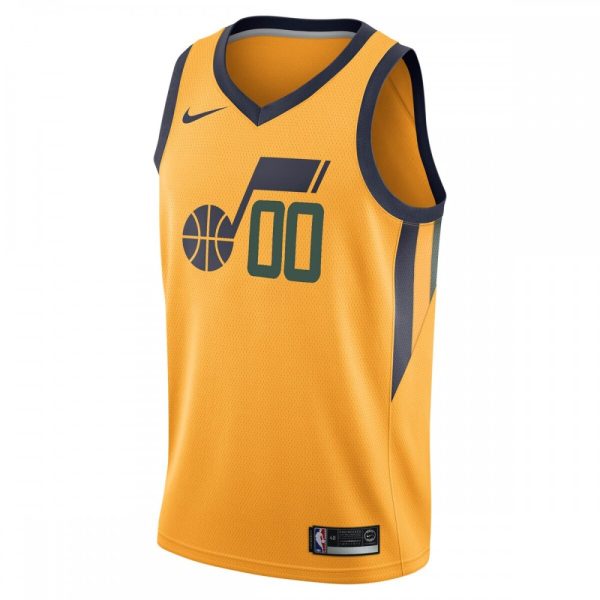 Utah Jazz Nike Swingman Custom Notable Jersey Statement Edition Gold - Image 2