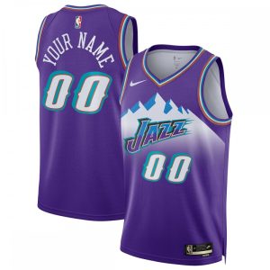 Utah Jazz Nike Unisex 2022/23 Custom Exquisite Swingman Jersey Classic Edition Purple Celebrate your team! Order this commemorative jersey.