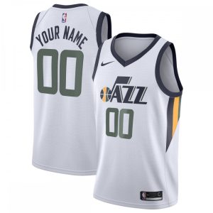 Utah Jazz Remarkable Nike 2020/21 Swingman Custom Jersey Association Edition White Be the first! Order this trendy jersey ahead of the crowd.