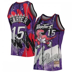 Vince Amazing Carter Toronto Raptors Throwback Hardwood Classics 1998 99 Hyper Hoops Jersey Purple New arrival! Check out this fresh and exciting jersey.