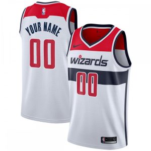 Washington Wizards Nike 2020/21 Swingman Unique Custom Jersey Association Edition White Team spirit! Show it off with this awesome jersey.
