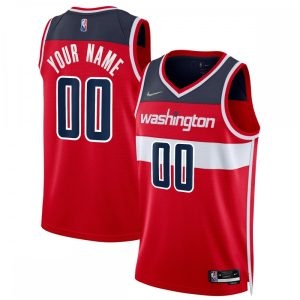 Washington Wizards Nike 2021/22 Diamond Swingman Custom Jersey Luxurious Icon Edition Red Enhance your game - day look! Get this fashionable jersey.