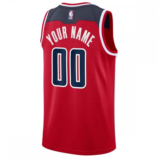 Washington Wizards Nike Custom Swingman Jersey Icon Magnificent Edition Red - Image 3