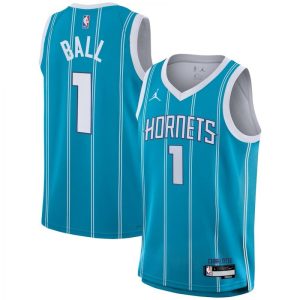 Youth Jordan LaMelo Ball Teal Charlotte Hornets Swingman Jersey Icon Glamorous Edition Unbeatable style! Get this stylish jersey now.