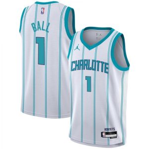 Youth Jordan LaMelo Ball White Charlotte Remarkable Hornets Swingman Jersey Association Edition Proven quality! Invest in this reliable jersey.