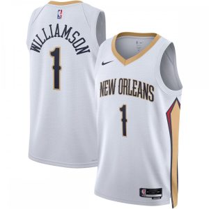 Zion Williamson New Orleans Pelicans Nike Unisex 2022/23 Swingman Jersey Association Edition Refined White Designed for performance! Get this functional jersey.
