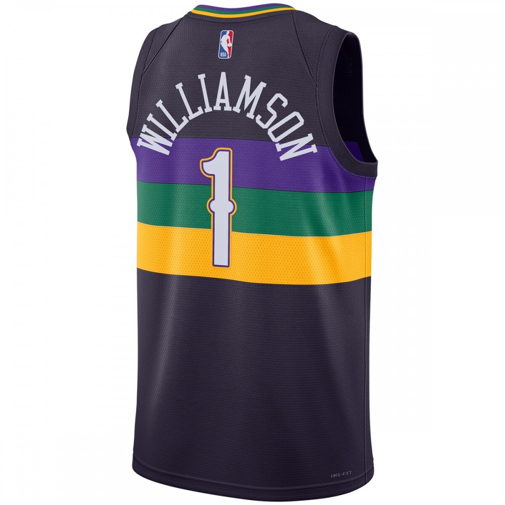 Zion Williamson New Orleans Pelicans Nike Unisex Impressive 2022/23 Swingman Jersey City Edition Purple - Image 3
