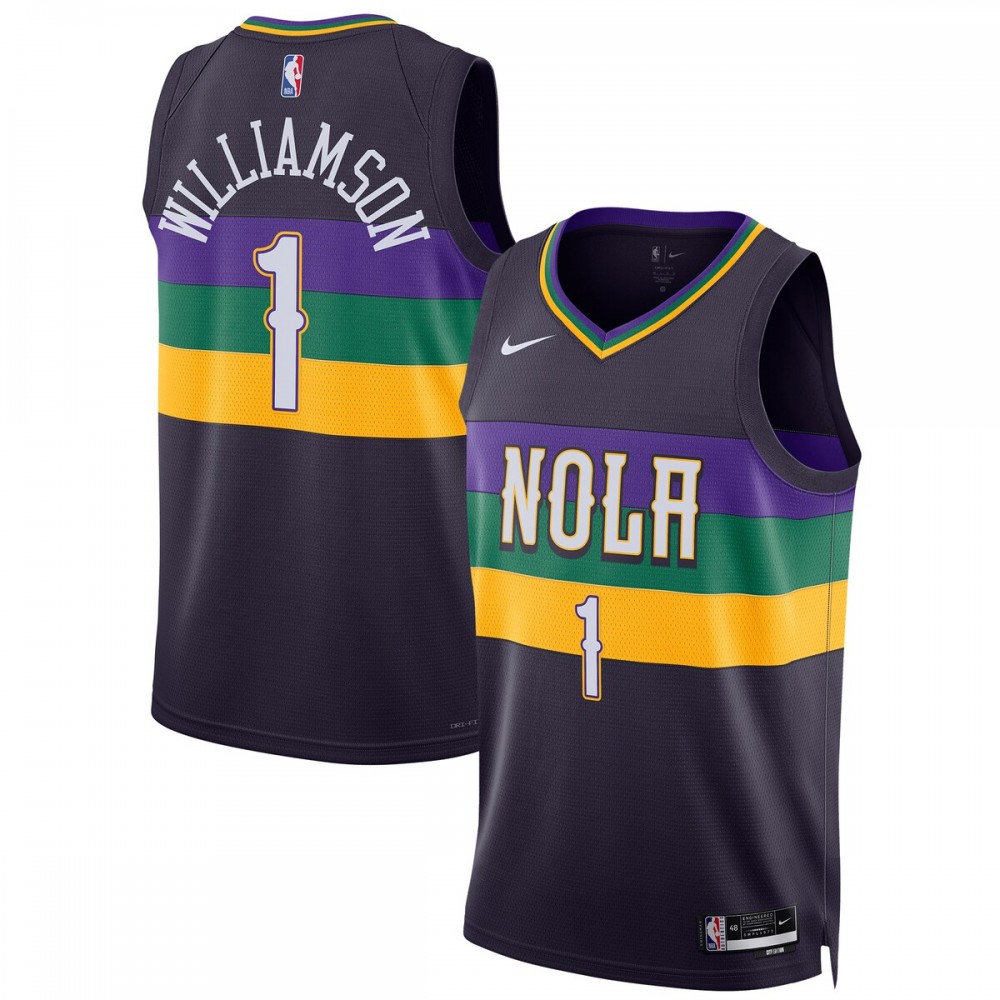 Zion Williamson New Orleans Pelicans Nike Unisex Impressive 2022/23 Swingman Jersey City Edition Purple Time - sensitive! Order now before the deal expires.