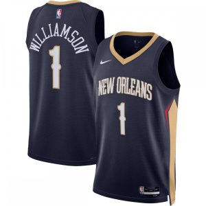 Zion Williamson New Orleans Pelicans Nike Unisex Terrific 2022/23 Swingman Jersey Icon Edition Navy Celebrate your team! Order this commemorative jersey.